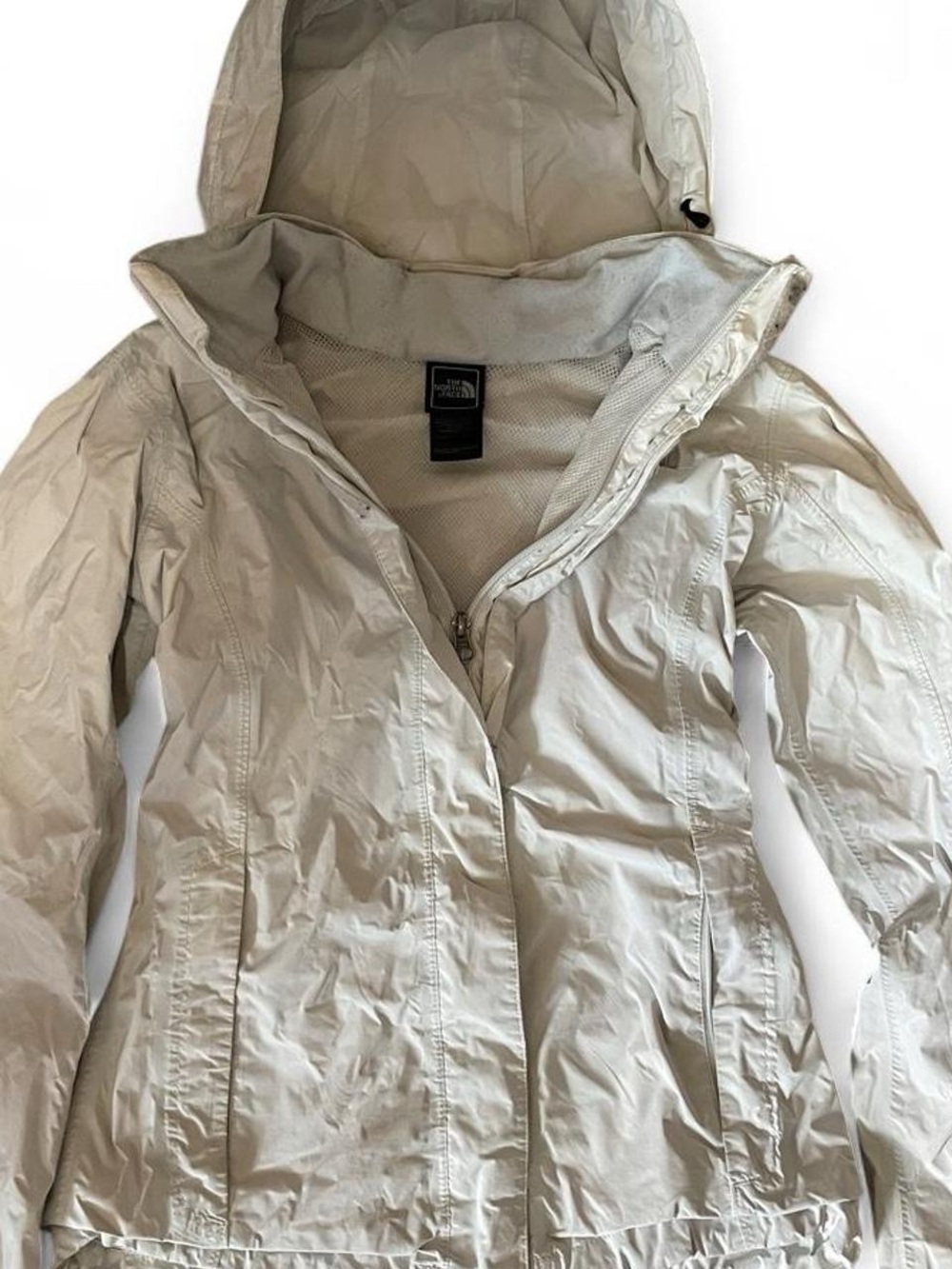 The North Face Women's Cream Hooded Ski Jacket